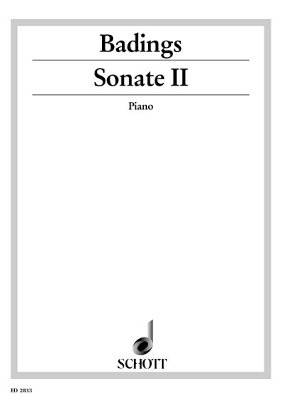 DL: H. Badings: Sonate II, Klav
