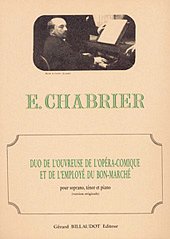 E. Chabrier: Duo De L'Ouvreuse De L'Opera Comique, GesKlav
