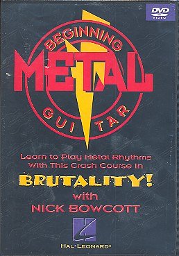 N. Bowcott: Beginning Metal Guitar, E-Git (DVD)