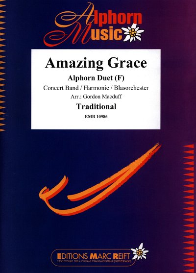 (Traditional): Amazing Grace (2 Alphorns in F Solo)