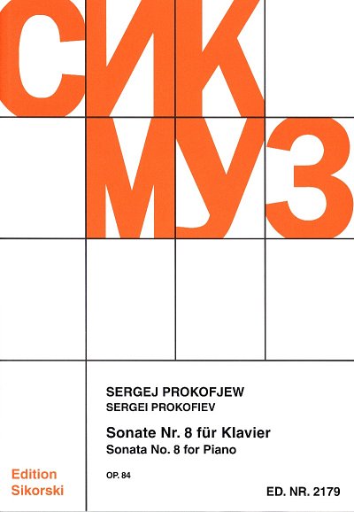 S. Prokofjew: Sonate Nr. 8 für Klavier op. 84