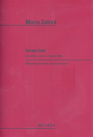 M. Zafred: Invenzioni (1966) (Part.)