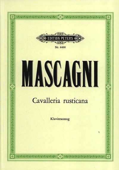P. Mascagni: Cavalleria rusticana, GsGchOrch (KA)