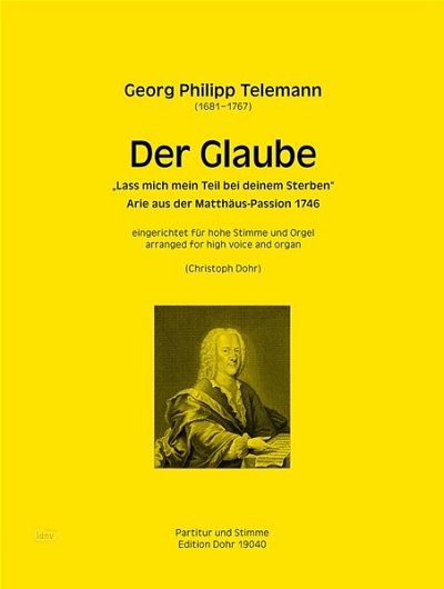 G.P. Telemann: Der Glaube (Pa+St)