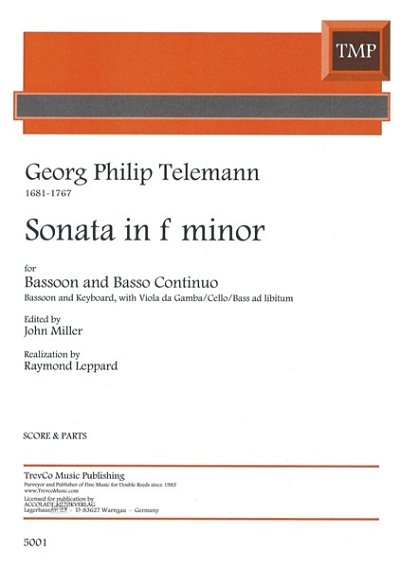 G.P. Telemann: Sonate f-moll, Fag