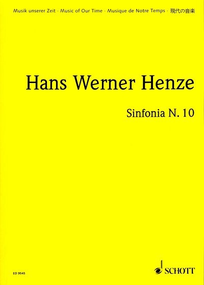 H.W. Henze: Sinfonia N. 10 , Orch (Stp)