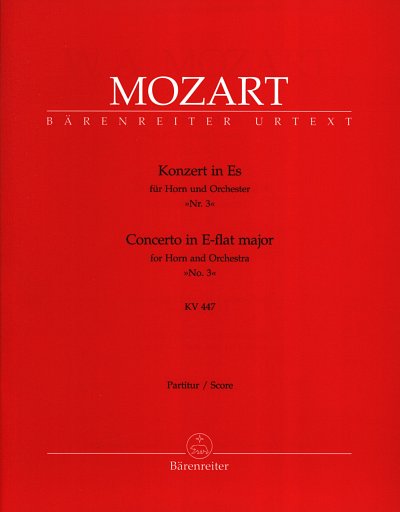 W.A. Mozart: Konzert Nr. 3 Es-Dur KV 447, HrnOrch (Part)