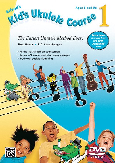 R. Manus: Alfred's Kid's Ukulele Course 1, Uk (DVD)