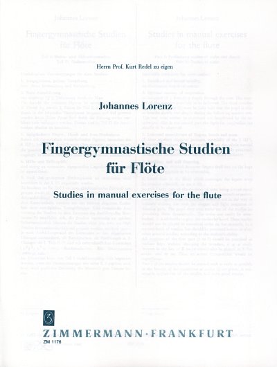 Lorenz Johannes: Fingergymnastische Studien
