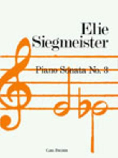 S. Elie: Piano Sonata No. 3, Klav