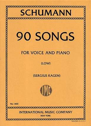 R. Schumann: 90 Lieder (Ted.-Ingl.)(Kagen) (Bu)