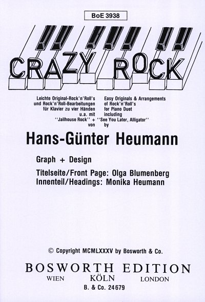 Hans-Gunter Heumann: Crazy Rock, Klav4m (Bu)