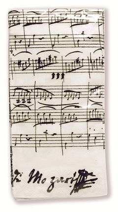 Papiertaschentücher Mozart (weiß)