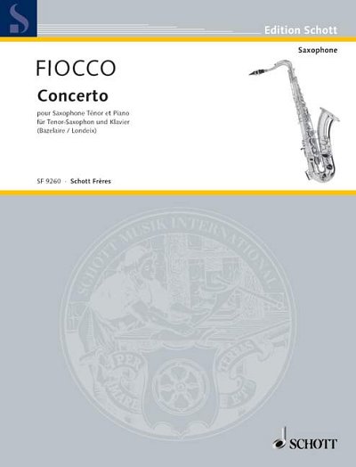 J. Fiocco: Concerto G major