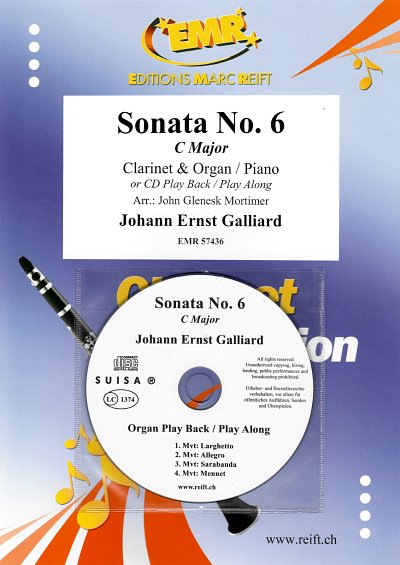 DL: J.E. Galliard: Sonata No. 6, KlarKlv/Org