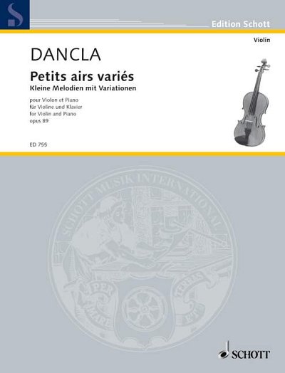 DL: C. Dancla: Kleine Melodien mit Variationen, VlKlav