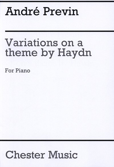 A. Previn: Haydn Variations, Klav