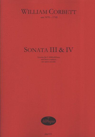 Sonata op.2,3 und op.2,4 für