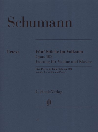 R. Schumann: Fünf Stücke im Volkston op. 102, VlKlav