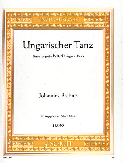 DL: J. Brahms: Ungarischer Tanz Nr. 6, Klav
