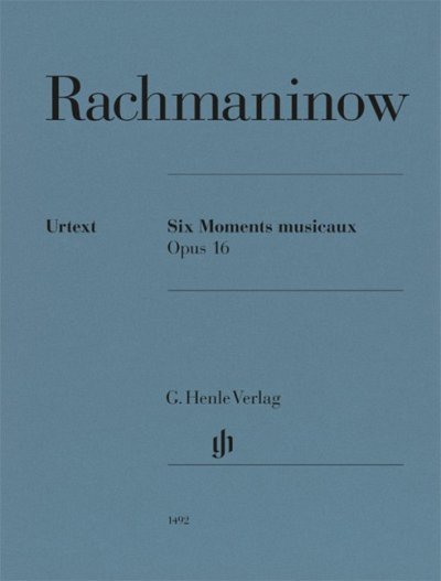 S. Rachmaninow: Six Moments musicaux op. 16, Klav