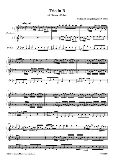 DL: G.H. Stoelzel: Trio in B a 2 Claviere e Pedale
