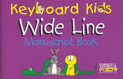 Keyboard Kids Wide Line Manuscript Book (Bu)