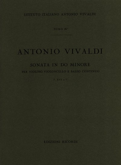 A. Vivaldi: Sonata in Do minore RV 83