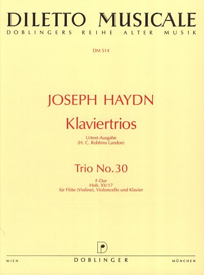 J. Haydn: Klaviertrio Nr. 30 F-Dur Hob. XV:17