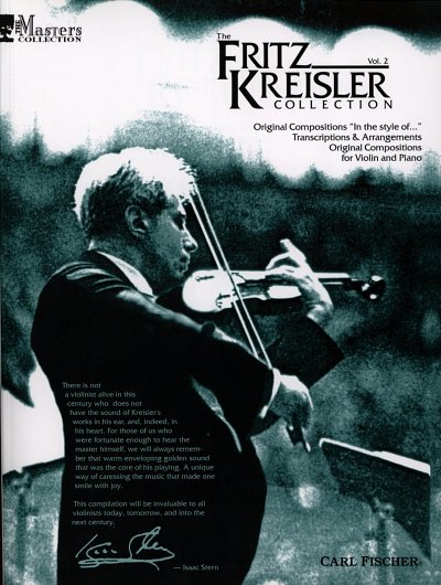 F. Kreisler: The Fritz Kreisler Collectio, VlKlav (KlavpaSt)