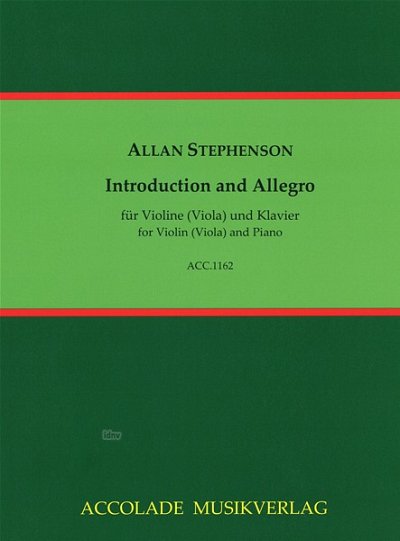 A. Stephenson: Introduktion und Allegr, Vl/VaKlav (KlavpaSt)