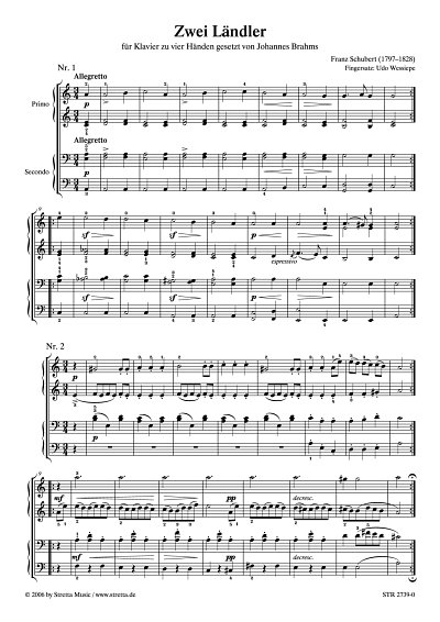 DL: F. Schubert: Zwei Laendler, Klav4m