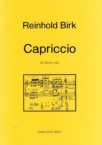 R. Birk: Capriccio, Klav (Part.)