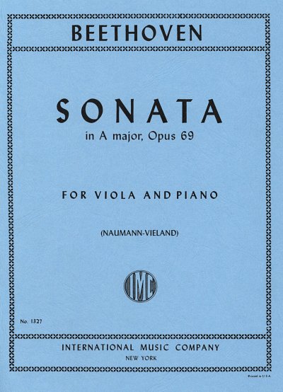 L. v. Beethoven: Sonata La Op. 69 (Bu)