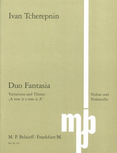 I. Tcherepnin y otros.: Duo Fantasia (1991)
