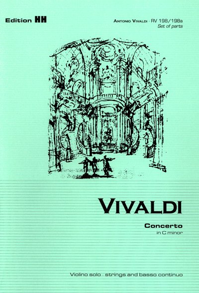 A. Vivaldi: Concerto in C minor RV 198/198, VlStrBc (Stsatz)