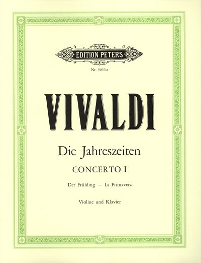 A. Vivaldi: Die Jahreszeiten - Konzert E-, VlKlav (KlavpaSt)
