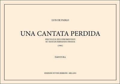 Una Cantata Perdida (1981) (Part.)