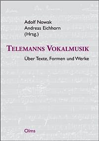 A. Nowak: Telemanns Vokalmusik (Bu)