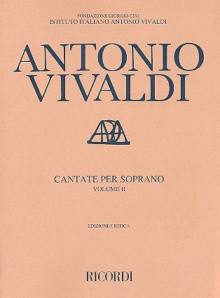 A. Vivaldi: Cantate Per Soprano E B. C. - Secondo Volume