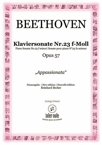 L. v. Beethoven: Klaviersonate Nr. 23 f-Moll op. 57, Klav