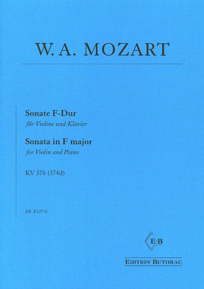 W.A. Mozart: Sonate F-Dur KV 376 (374d), VlKlav (KlavpaSt)