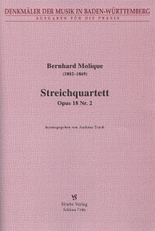 Molique Wilhelm Bernhard: Quartett Op 18/2