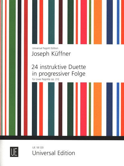 K. Joseph: 24 instruktive Duette in progressive, 2Fag (Sppa)
