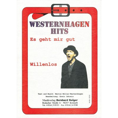 M. Müller-Westernhag: Westernhagen Hits, Blaso;Ges (Dir+St)