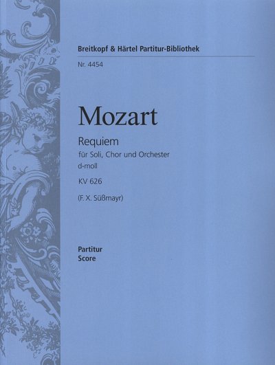 W.A. Mozart: Requiem d-moll KV 626, 4GesGchOrchO (Part.)