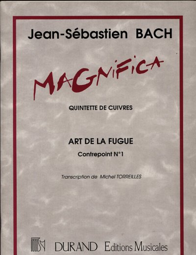 J.S. Bach: Art de la Fugue - Contrepoint N° , 5Blech (Pa+St)