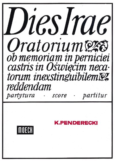 K. Penderecki: Dies irae  (Part.)