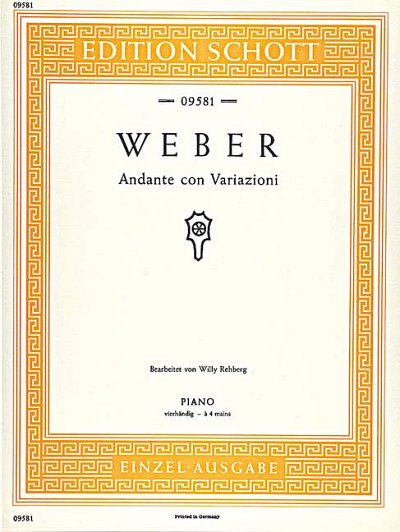 C.M. von Weber: Andante with variations