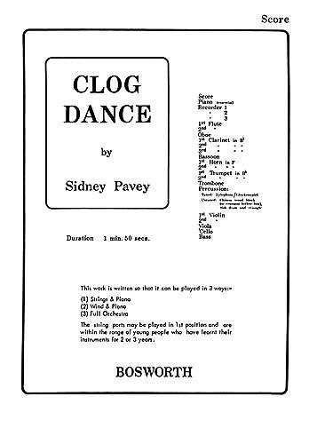Pavey, S Clog Dance, Sinfo (Pa+St)
